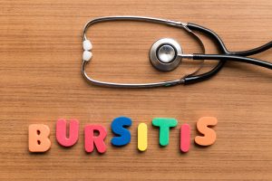 colorful letters that spell bursitis